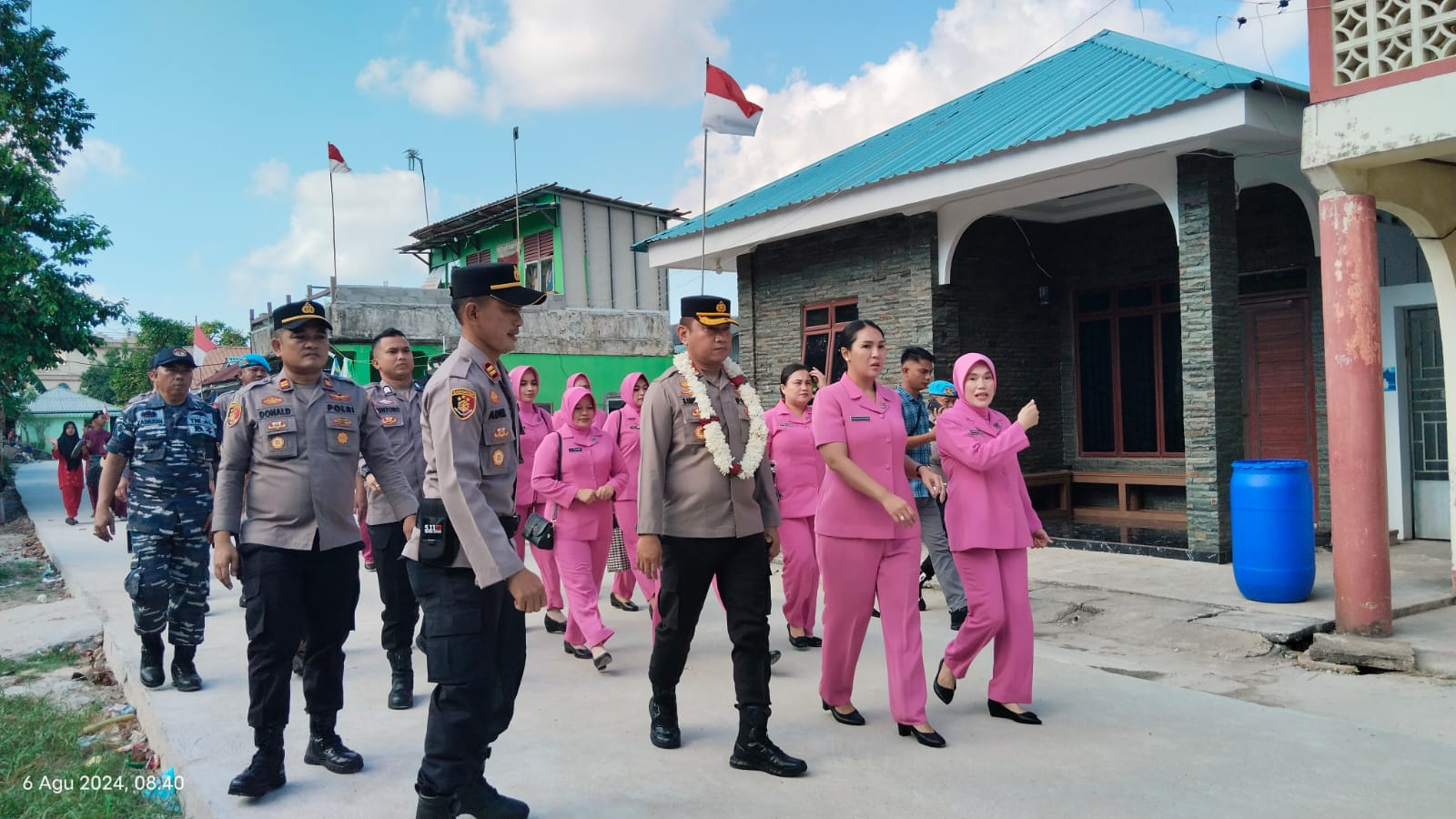 Kapolresta Barelang Kombes Pol Ompusunggu Laksanakan Kunjungan Kerja di Polsek Bulang