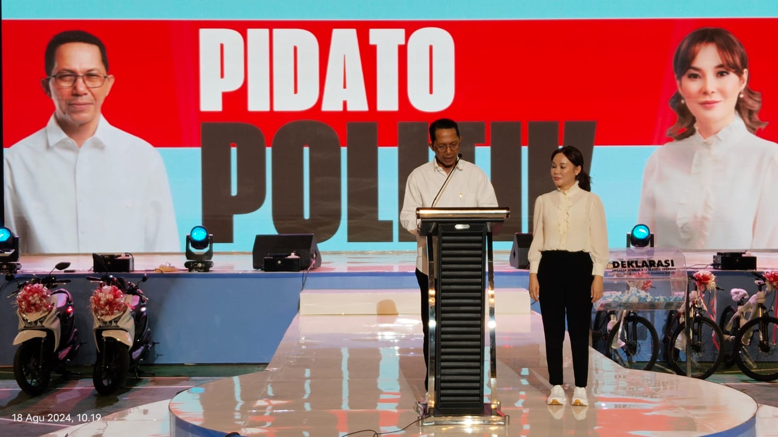 Ada 5 Hal Disampaikan Amsakar Achmad saat Berpidato di Deklarasi Koalisi Parpol