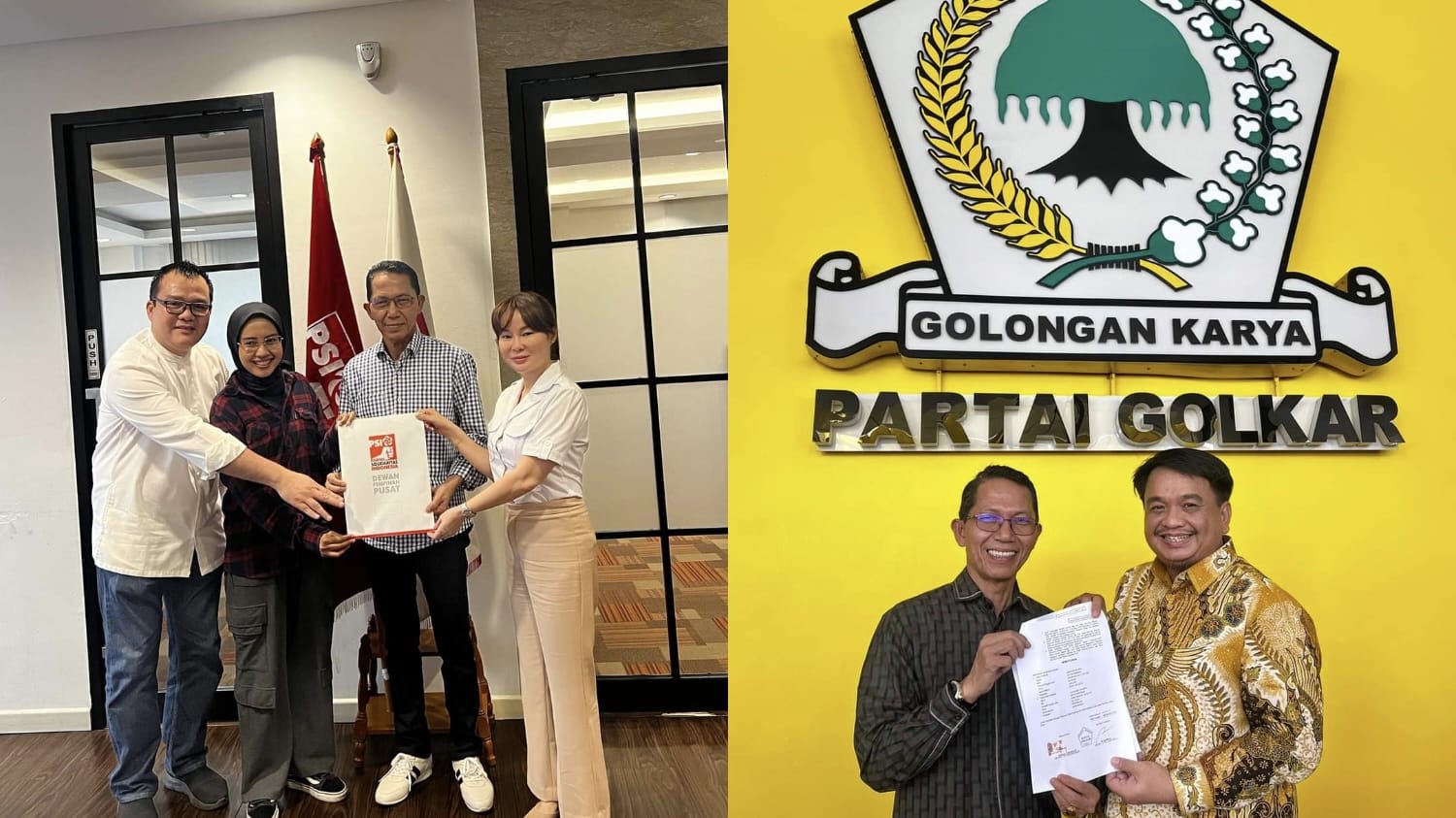 Tuntas Semua B1 KWK Parpol ke Pasangan Amsakar-Li Claudia di Pilkada 2024