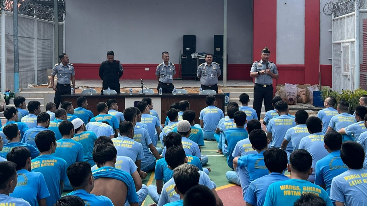 Rutan Kelas IIA Batam Gelar Program 3S Sebagai Wujud Komitmen Ciptakan Lingkungan Lebih Baik