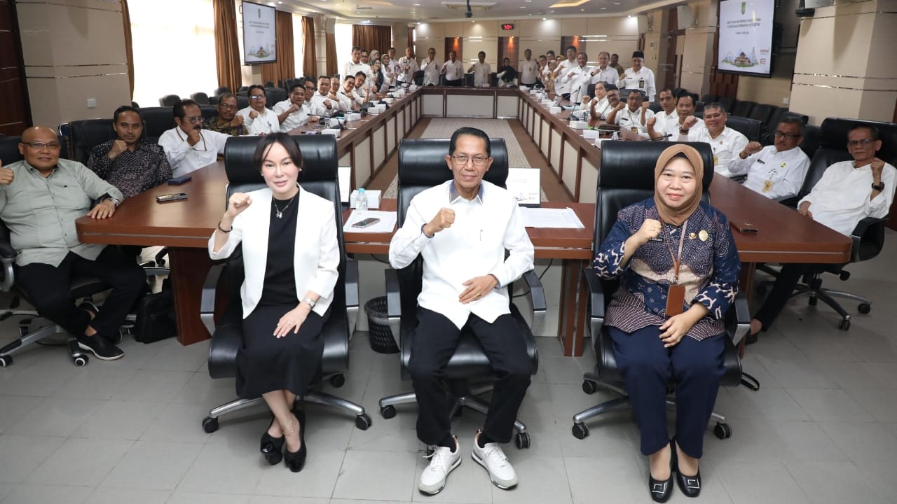 Wali Kota Batam, Amsakar Achmad membuka kegiatan Job Fit bagi Pejabat Pimpinan Tinggi (JPT) Pratama di lingkungan Pemko Batam