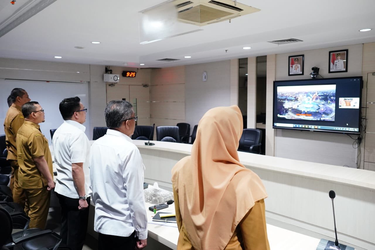 Pemko Batam Ikuti Sosialisasi Pengawasan Penyelenggaraan Perizinan Bersama Inspektorat Kementrian Dalam Negeri Secara Virtual