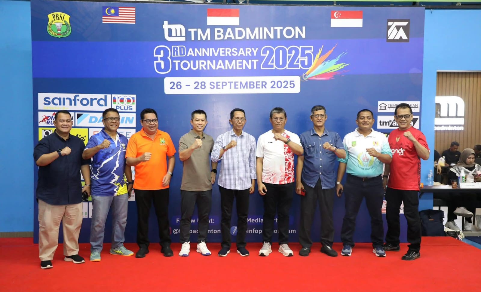 Wali Kota Batam Resmi TM Badminton 3rd Anniversary Tournament 2025 di TM Square