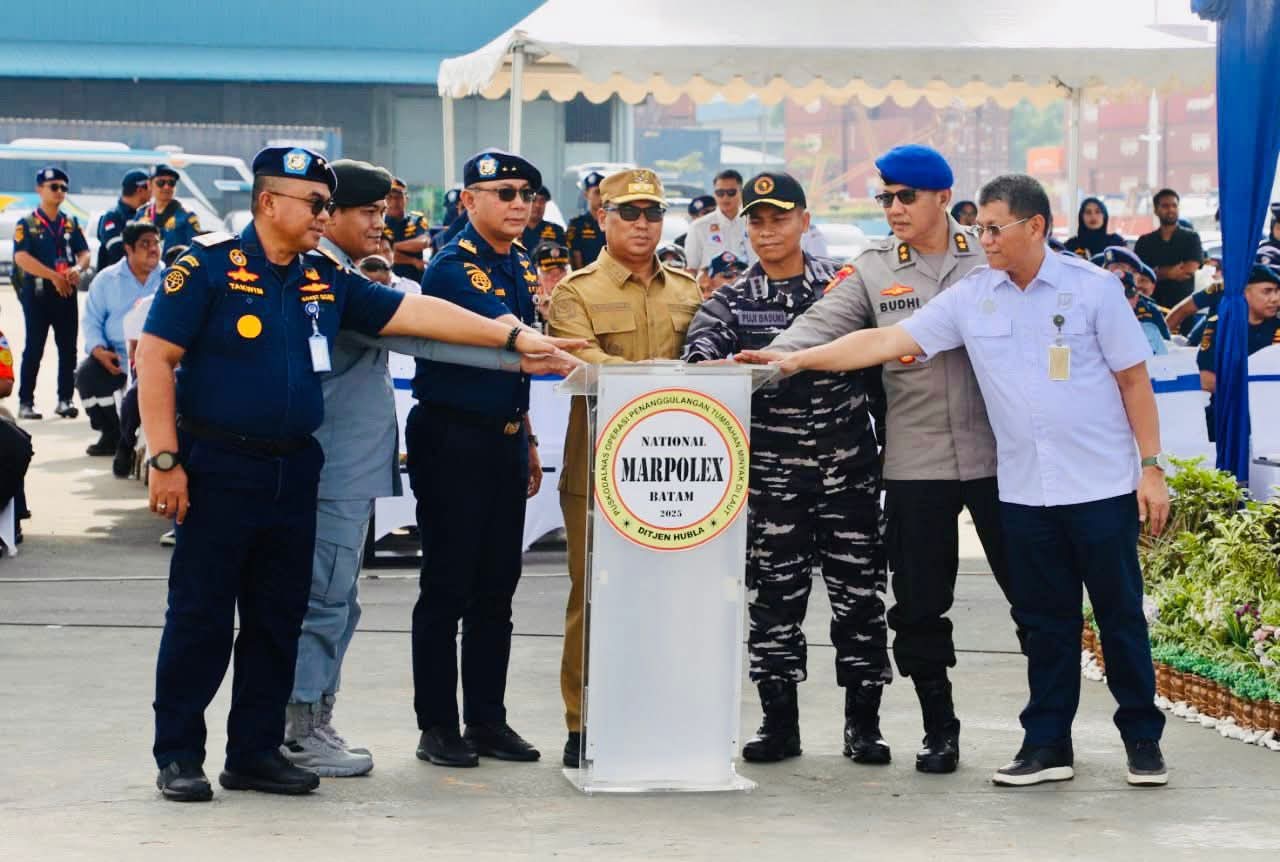 National Marpolex 2025 Digelar di Batam, Fokus Penanggulangan Pencemaran Laut