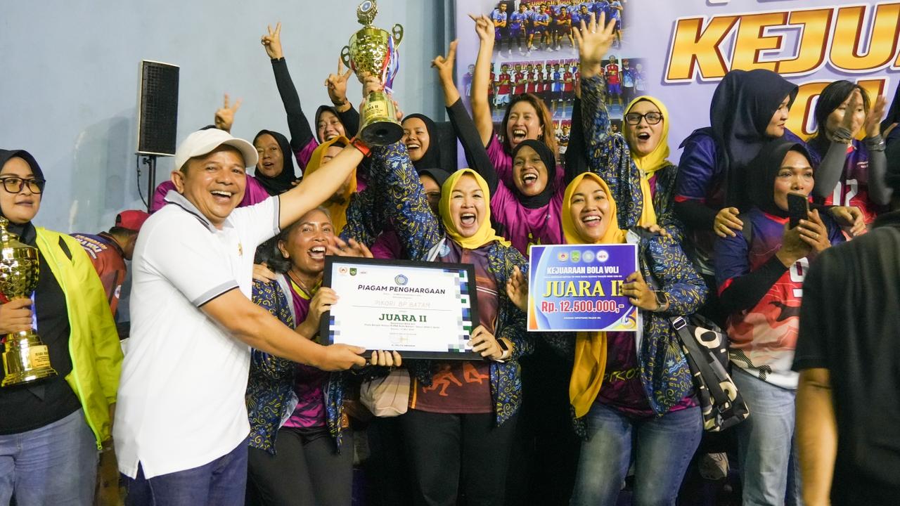 Amsakar Achmad Tutup Rangkaian Kejuaraan Voli Piala Walikota 2026, Berikut Deretan Prestasi BP Batam