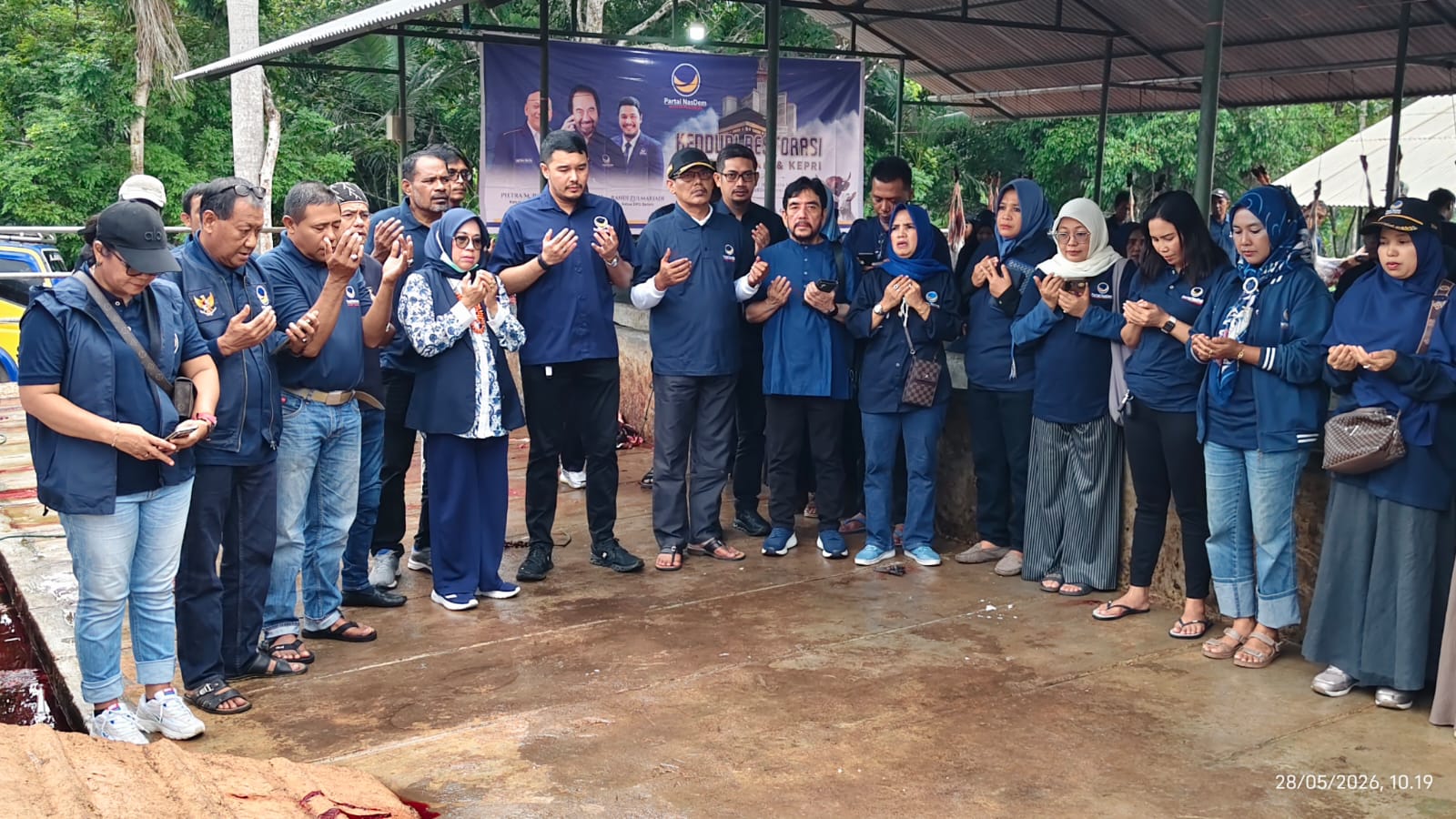 Momen Iduladha 1447 H, Kenduri Restorasi Partai NasDem Batam dan Kepri Salurkan 2 Ekor Sapi dan 36 Kambing