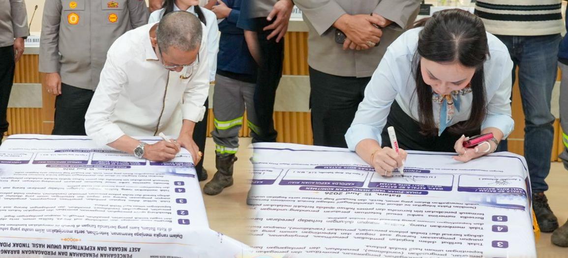 BP Batam Teken Pakta Integritas Bersama Polda Kepri dan Pelaku Usaha Scrap