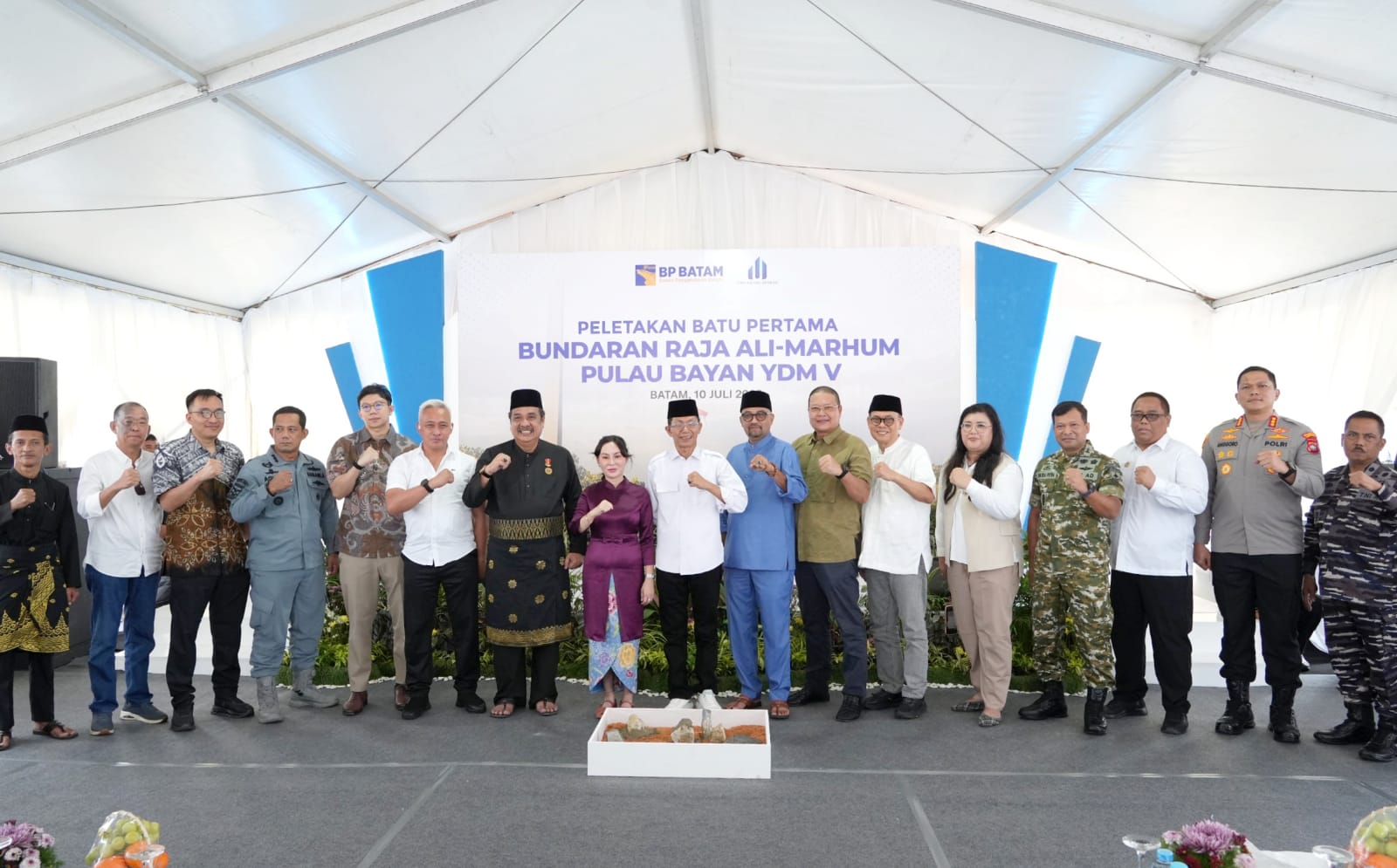 Tingkatkan Estetika Kota, Kepala BP Batam Mulai Bangun Bundaran Raja Ali Marhum Pulau Bayan