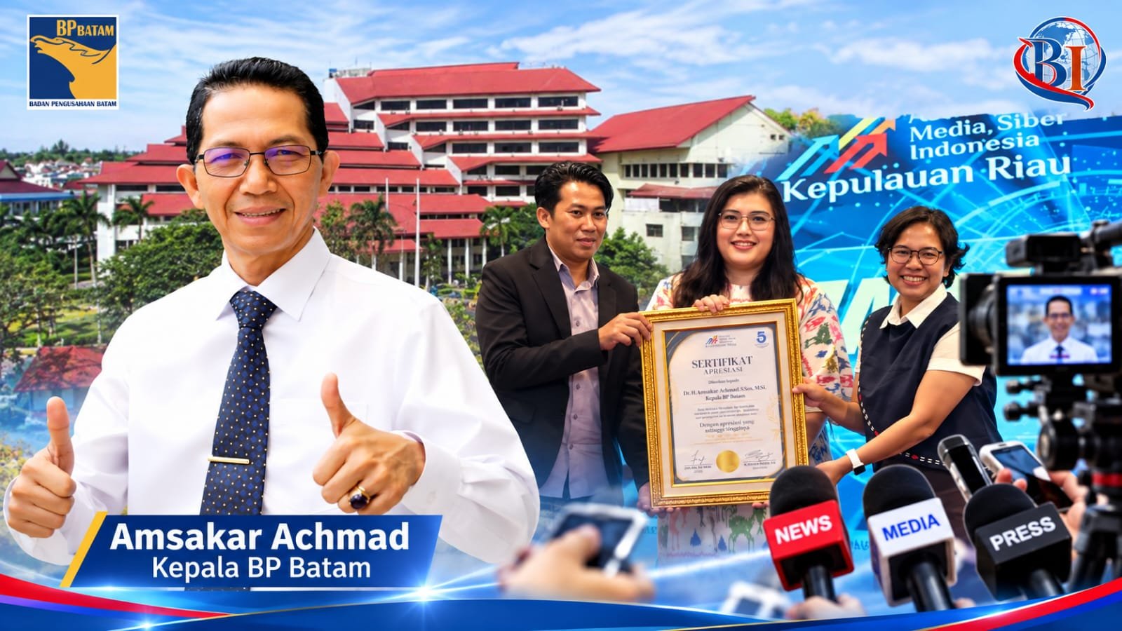 AMSI Kepri Beri Apresiasi untuk Amsakar, BP Batam Buka Ruang Sinergi dengan Media