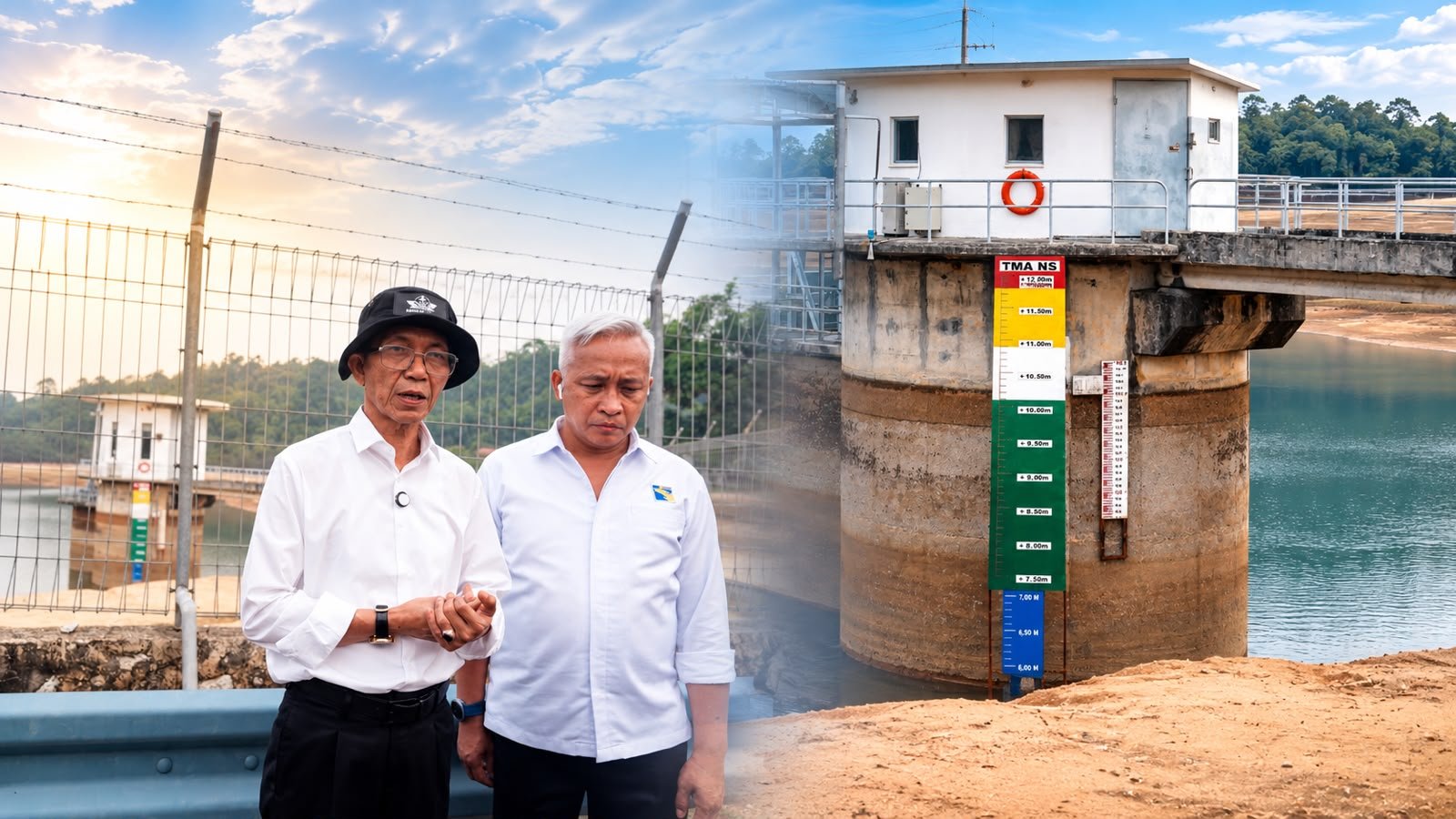 Waduk Nongsa Kritis, Amsakar Percepat Interkoneksi Pipa Waduk Nongsa Kritis, Amsakar Percepat Interkoneksi Pipa